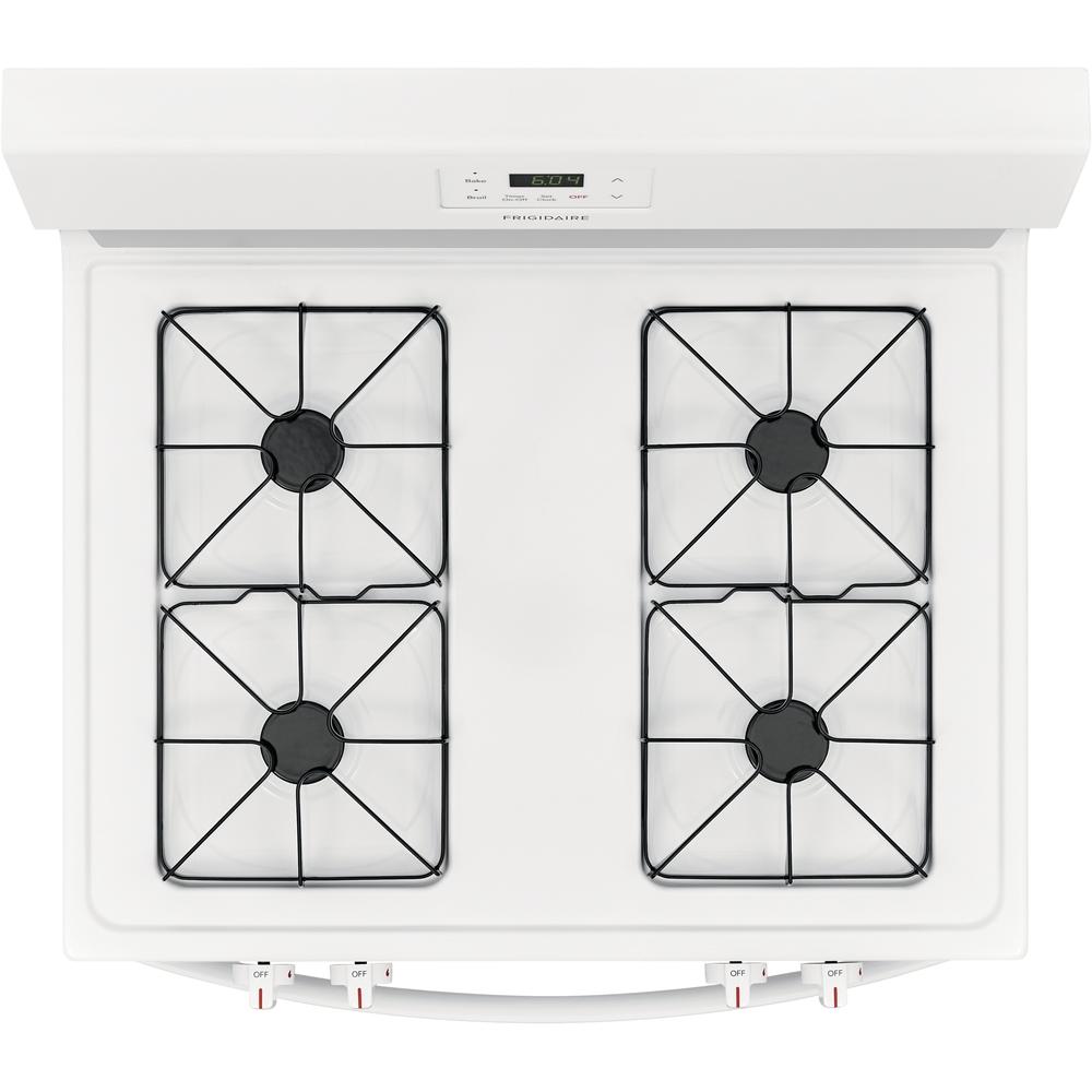  Frigidaire 30-inch Freestanding Gas Range with Even Baking Technology FCRG3005AW IMAGE 8