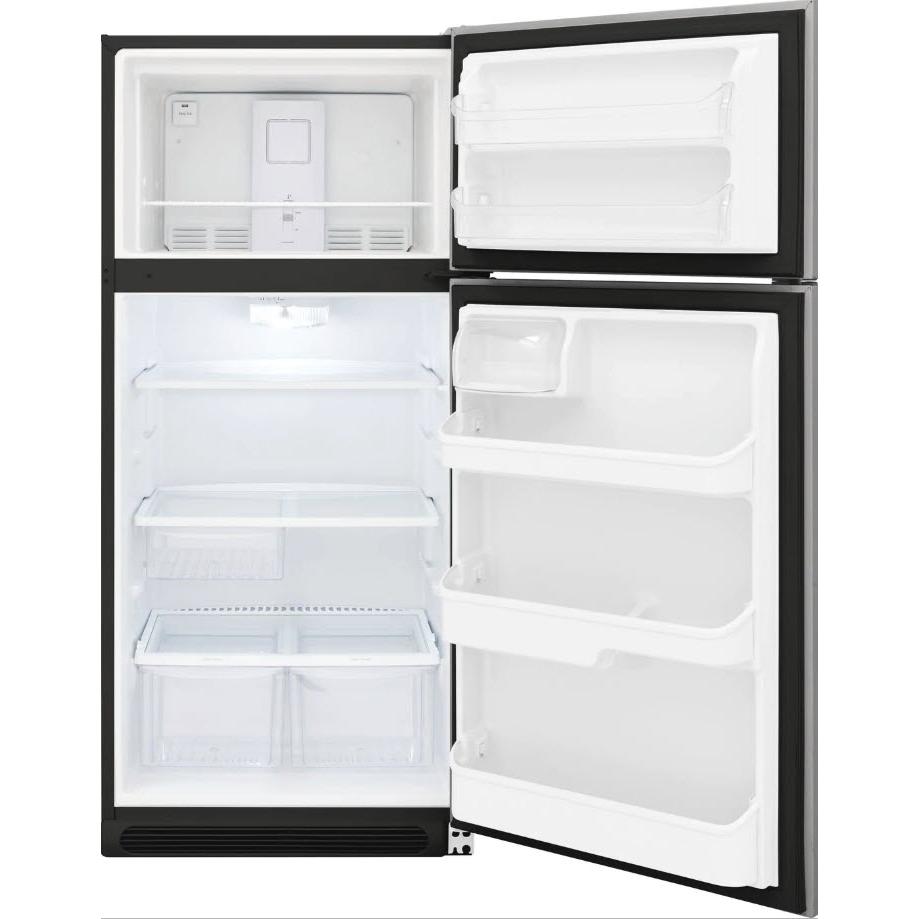  Frigidaire 30-inch, 18 cu.ft. Freestanding Top Freezer Refrigerator with SpillSafe® Shelves FFTR1832QF IMAGE 3