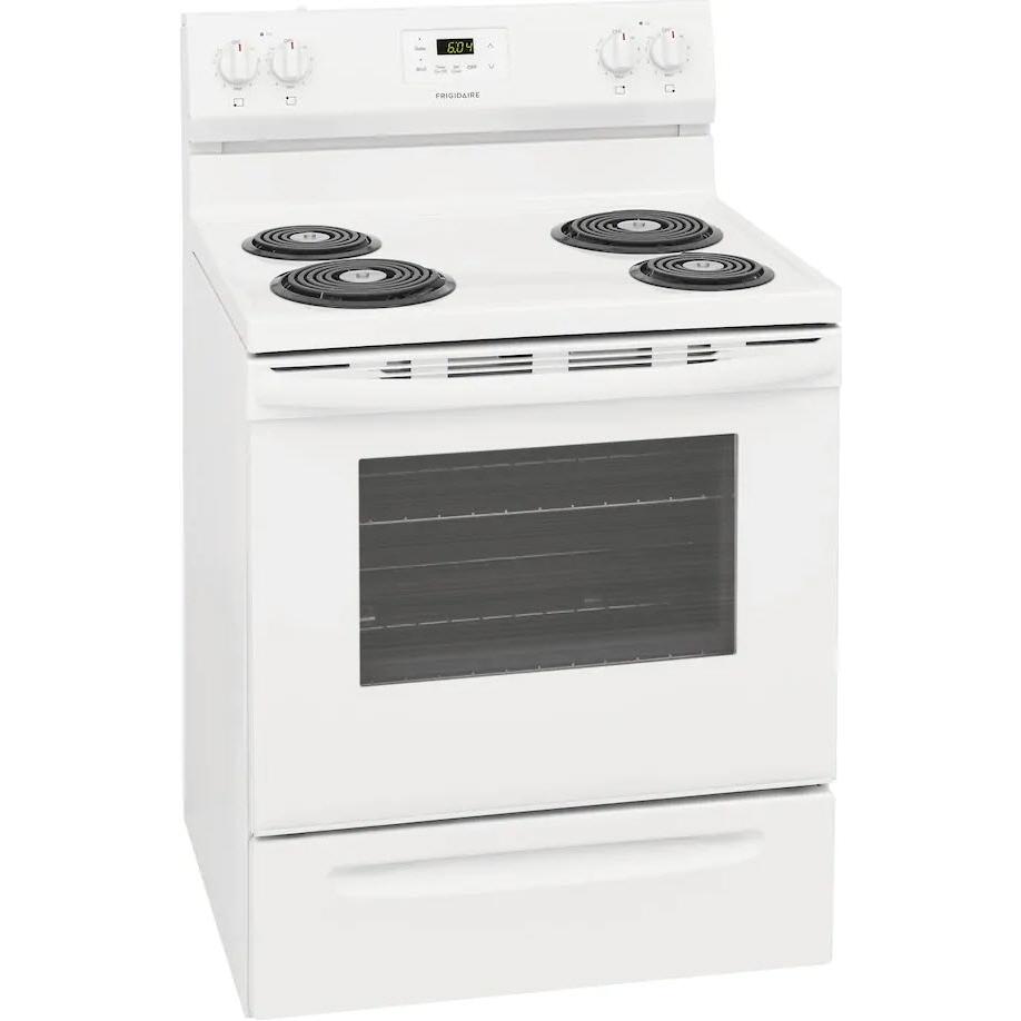  Frigidaire 30-inch Freestanding Electric Range with Even Baking Technology FCRC301CAW IMAGE 1