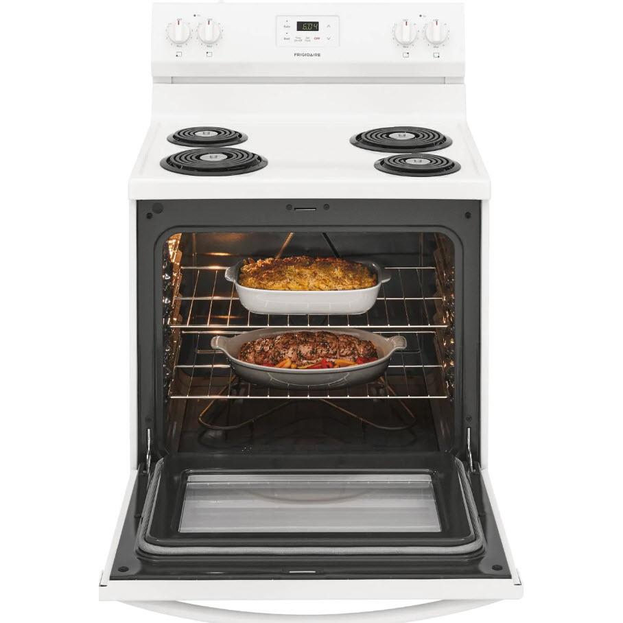  Frigidaire 30-inch Freestanding Electric Range with Even Baking Technology FCRC301CAW IMAGE 5