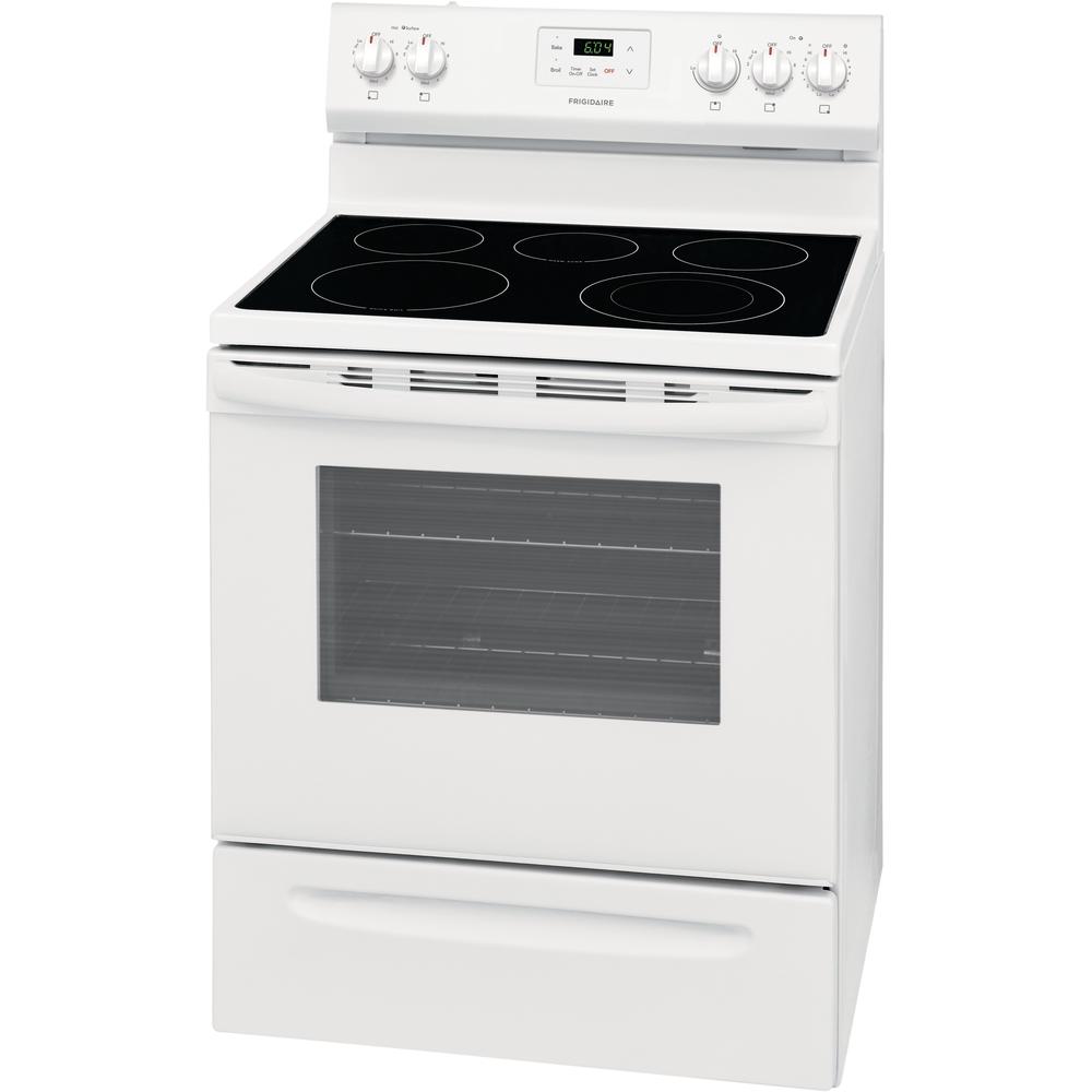  Frigidaire 30-inch Freestanding Electric Range with Even Baking Technology FCRE305CAW IMAGE 3
