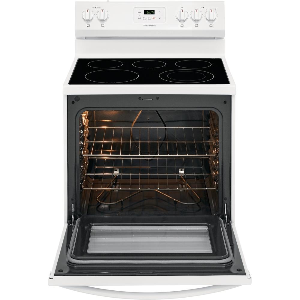  Frigidaire 30-inch Freestanding Electric Range with Even Baking Technology FCRE305CAW IMAGE 7