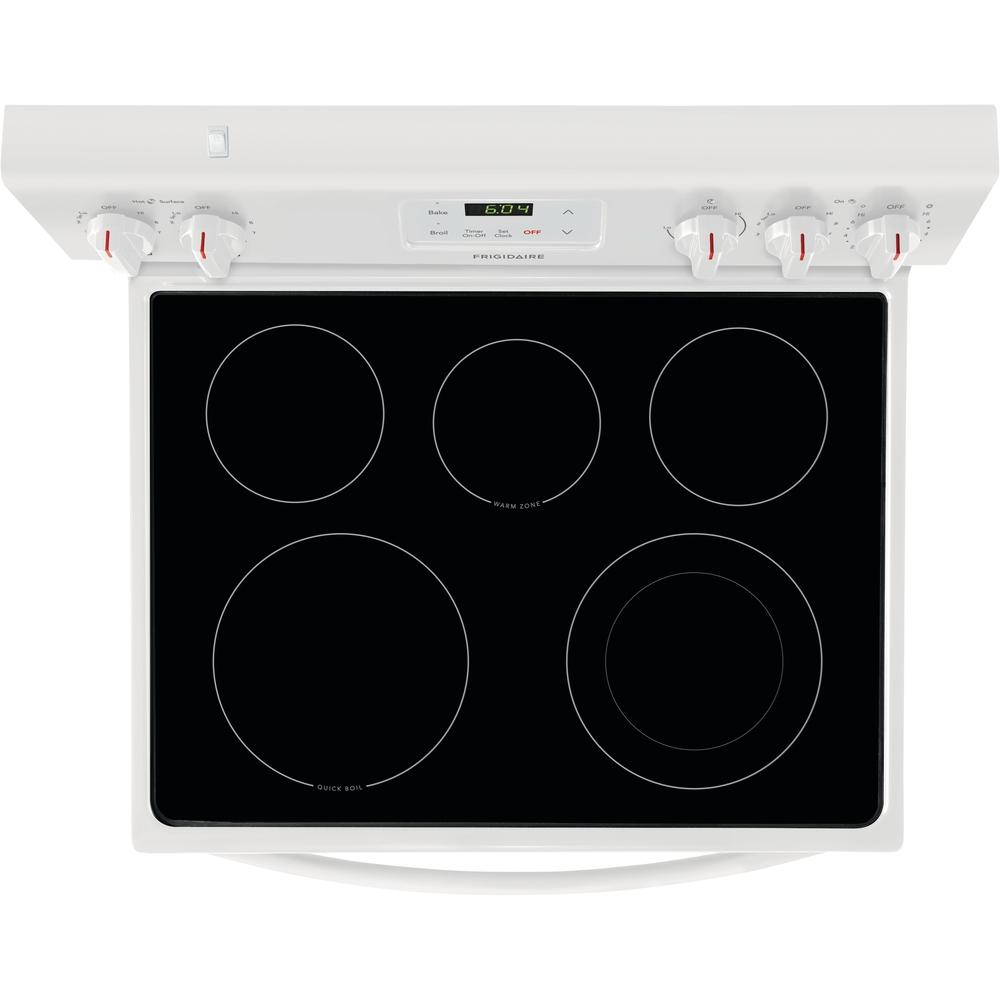  Frigidaire 30-inch Freestanding Electric Range with Even Baking Technology FCRE305CAW IMAGE 9
