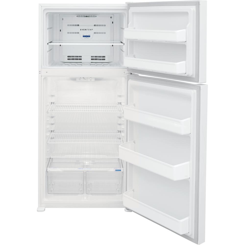  Frigidaire 30-inch, 18.3 cu.ft. Freestanding Top Freezer Refrigerator FFTR1814VW IMAGE 8
