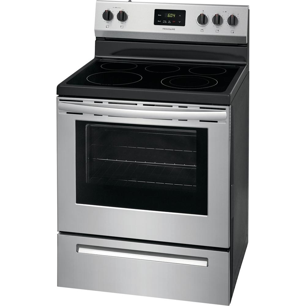  Frigidaire 30-inch Freestanding Electric Range with Even Baking Technology FCRE3052AS IMAGE 3