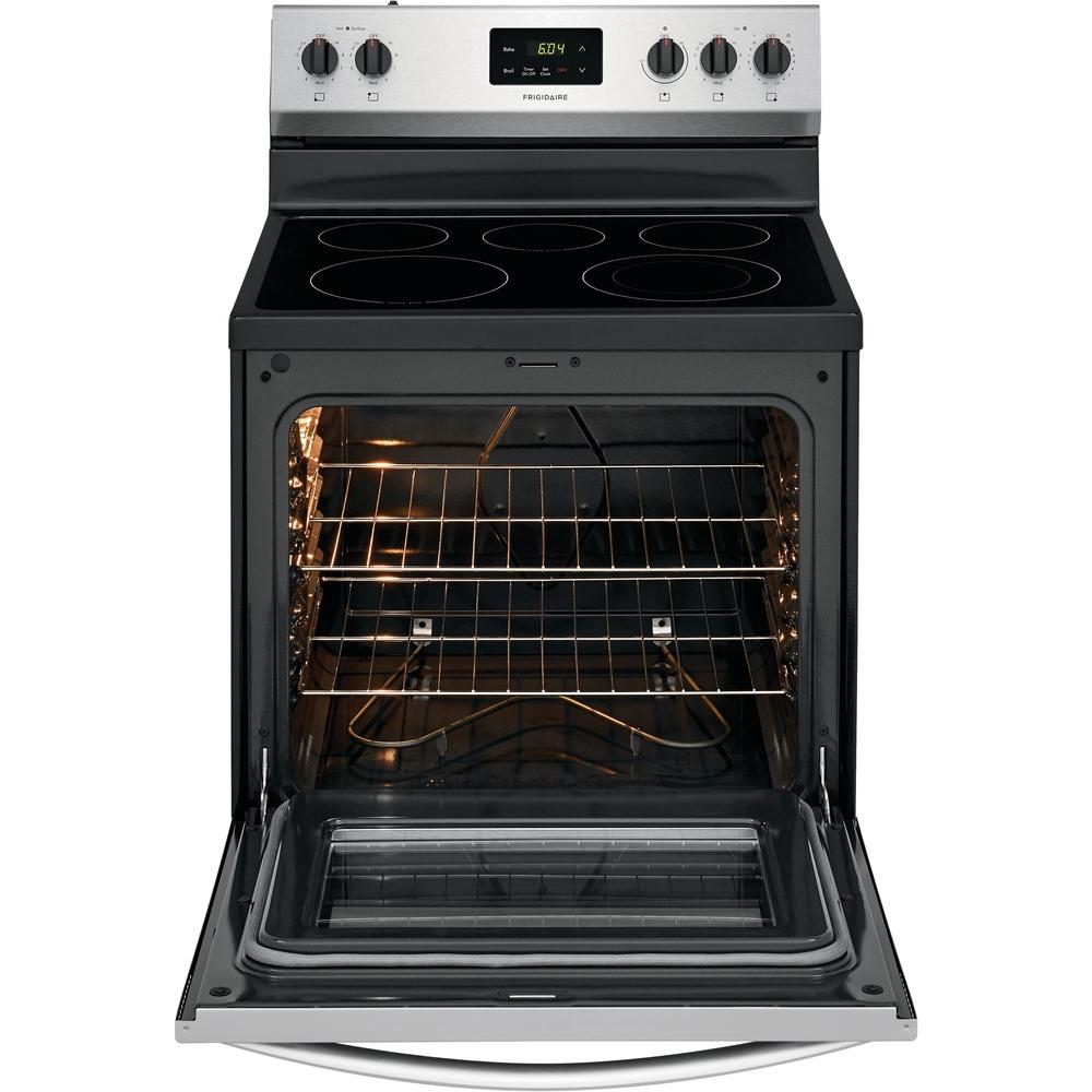  Frigidaire 30-inch Freestanding Electric Range with Even Baking Technology FCRE3052AS IMAGE 6