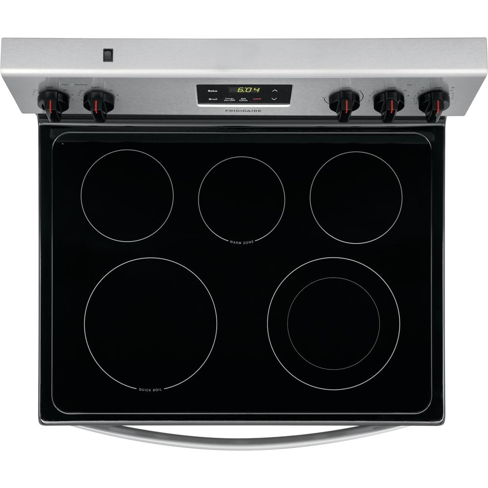  Frigidaire 30-inch Freestanding Electric Range with Even Baking Technology FCRE3052AS IMAGE 9