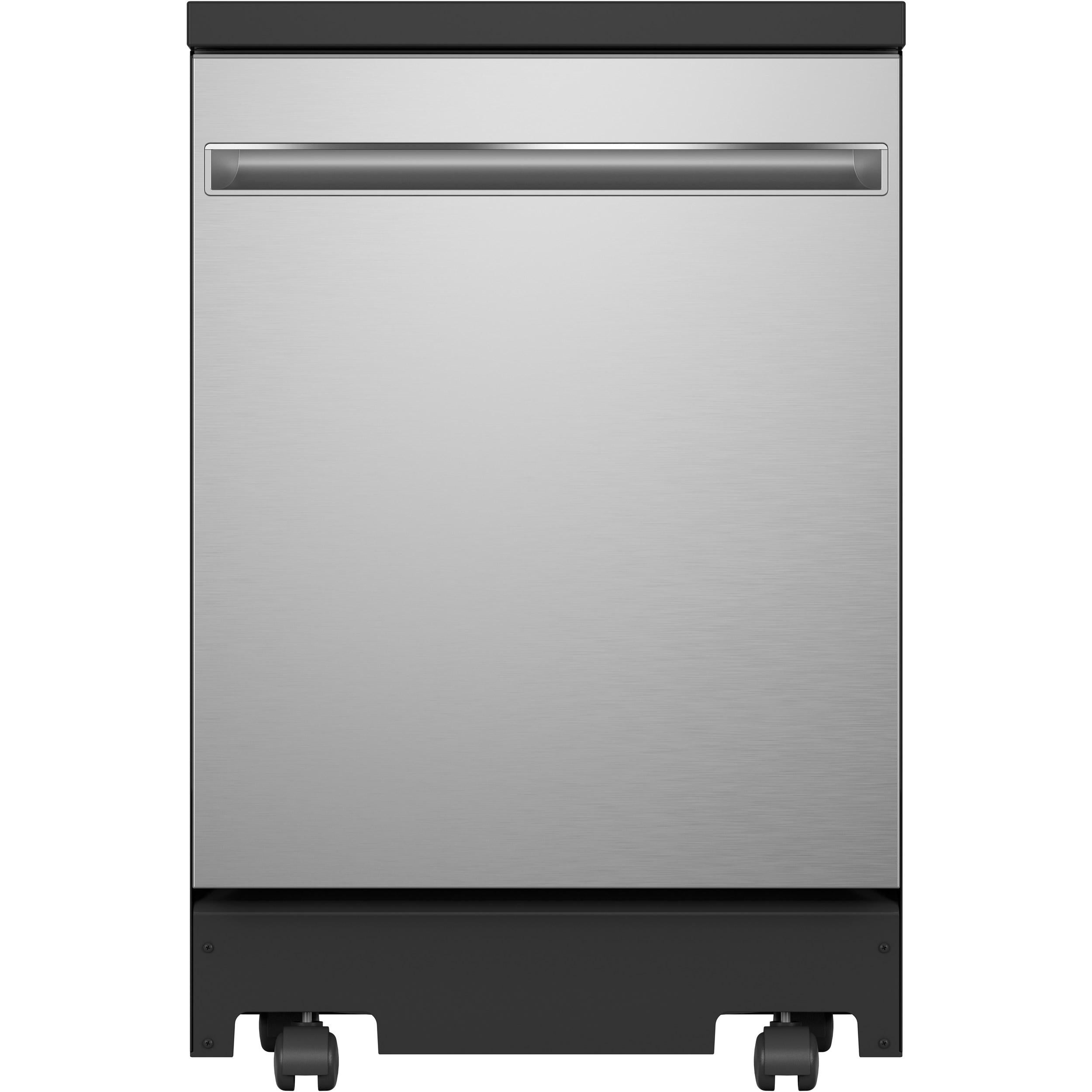  GE 24-inch Portable Dishwasher with Sanitize Option GPT225SSLSS IMAGE 1