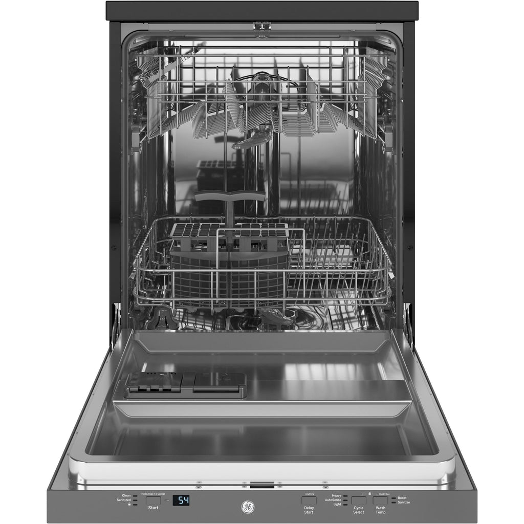  GE 24-inch Portable Dishwasher with Sanitize Option GPT225SSLSS IMAGE 2