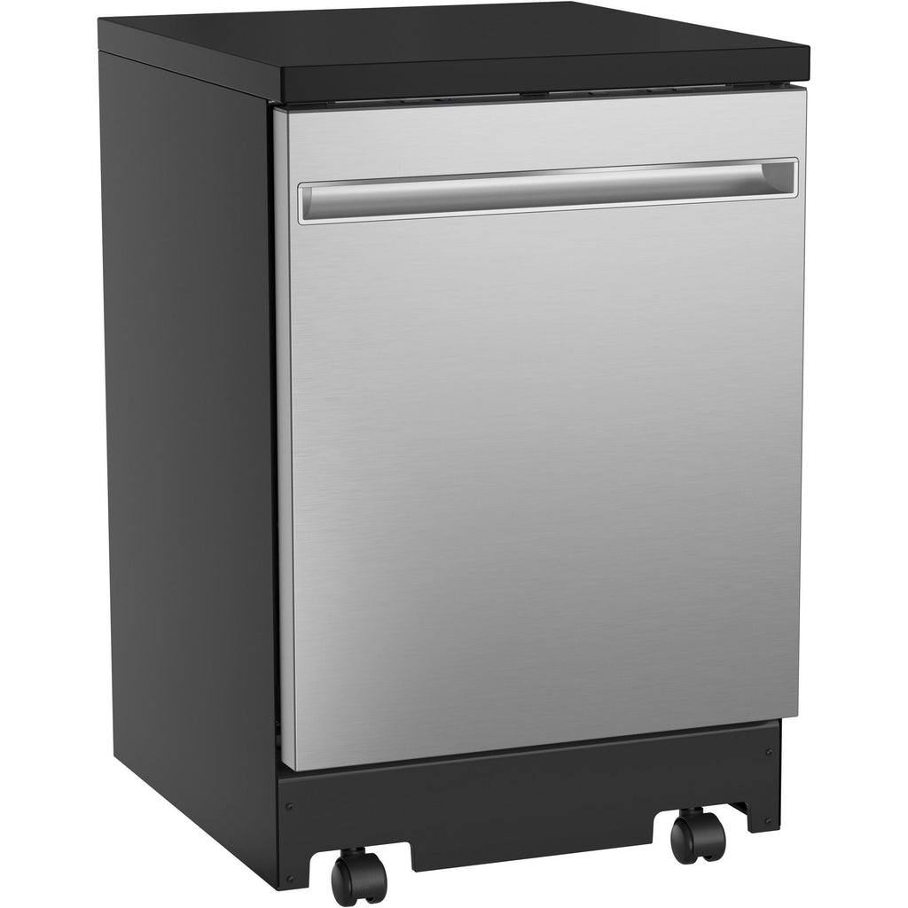  GE 24-inch Portable Dishwasher with Sanitize Option GPT225SSLSS IMAGE 4