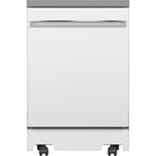  GE 24-inch Portable Dishwasher with Sanitize Option GPT225SGLWW IMAGE 1
