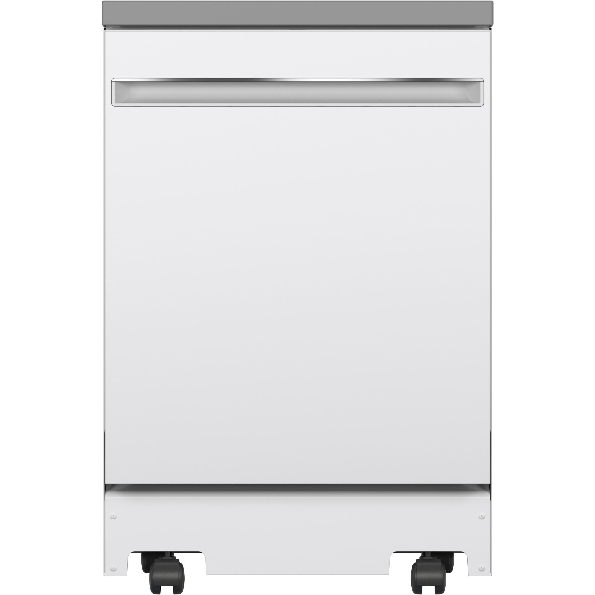  GE 24-inch Portable Dishwasher with Sanitize Option GPT225SGLWW IMAGE 1