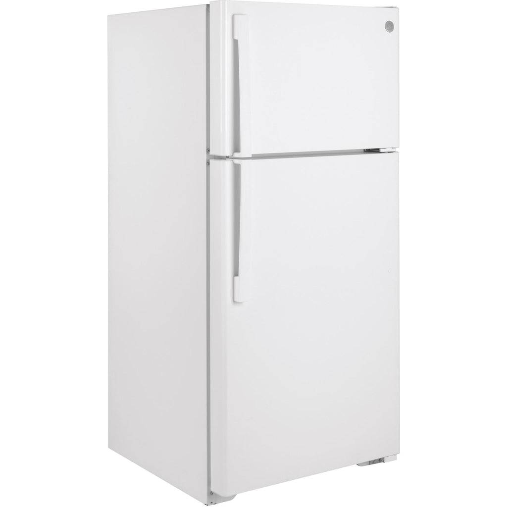  GE 28-inch, 15.6 cu.ft. Freestanding Top-Freezer Refrigerator with ClimateKeeper™ GTE16DTNRWW IMAGE 4