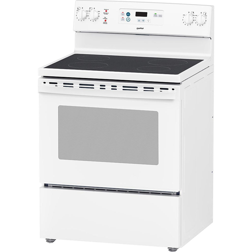  Moffat 30-inch Freestanding Electric Range MCBS585DNWW IMAGE 6