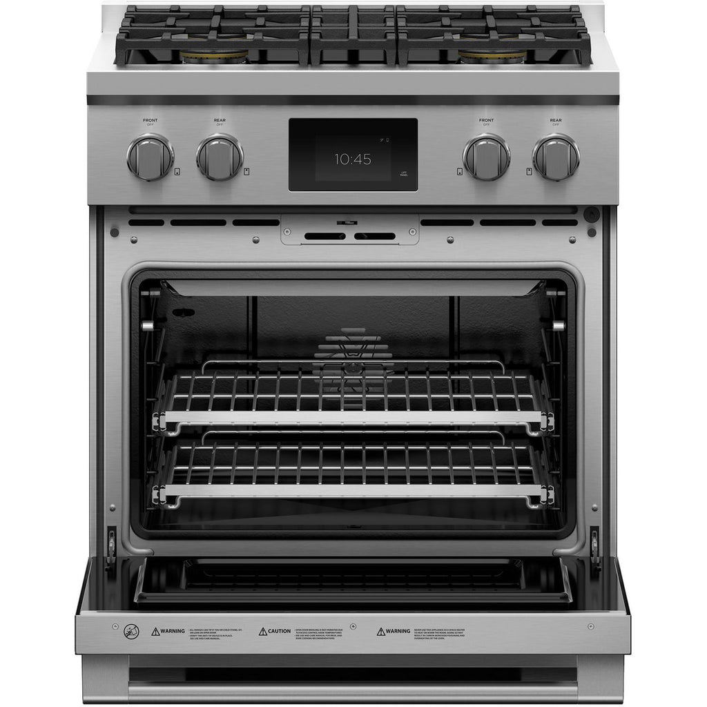  Fisher & Paykel 30-inch Freestanding Dual-Fuel Range with 4 Burners RDV3-304-N IMAGE 2
