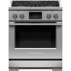  Fisher & Paykel 30-inch Freestanding Dual-Fuel Range with 4 Burners RDV3-304-L IMAGE 1