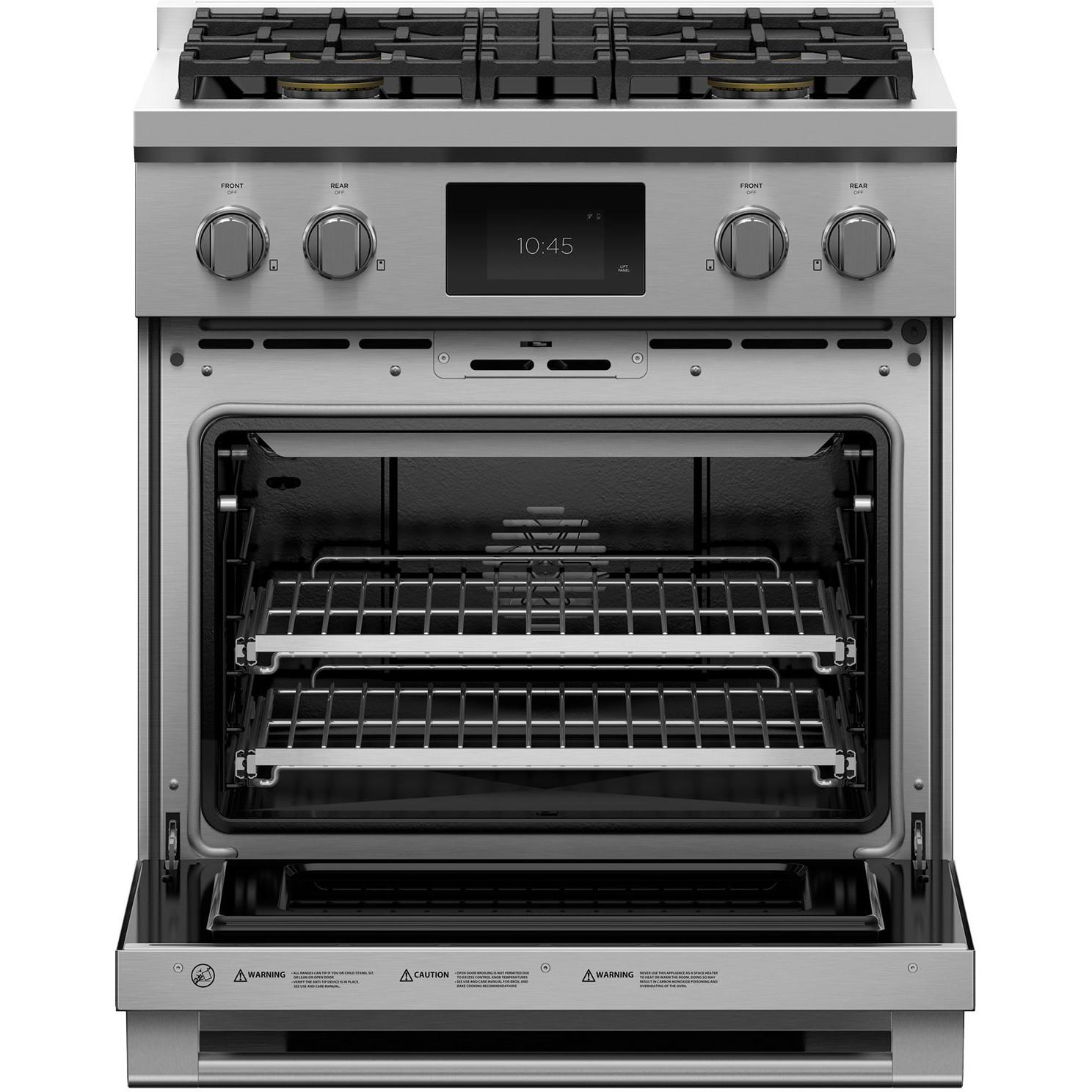  Fisher & Paykel 30-inch Freestanding Dual-Fuel Range with 4 Burners RDV3-304-L IMAGE 2