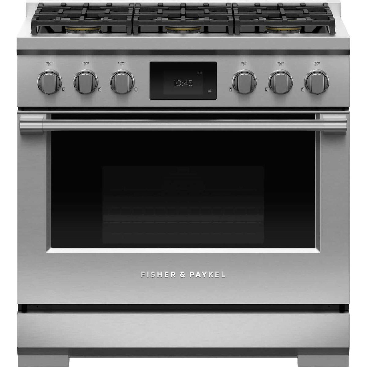  Fisher & Paykel 36-inch Freestanding Dual-Fuel Range with 6 Burners RDV3-366-L IMAGE 1