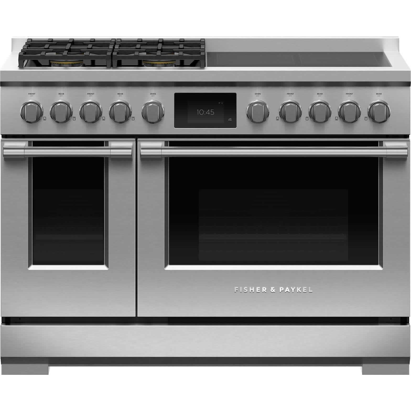  Fisher & Paykel 48-inch Freestanding Dual-Fuel Range RHV3-484-N IMAGE 1