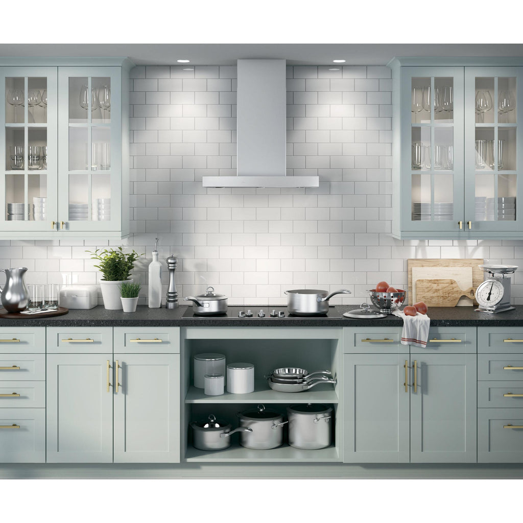  GE 30-inch Designer Wall Mount Range Hood UVW9301SLSS IMAGE 5