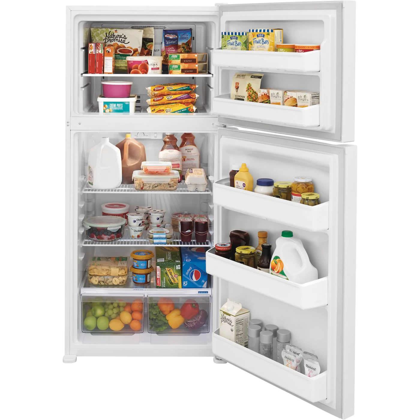  Frigidaire 30-inch, 18.3 cu. ft. Top Freezer Refrigerator FFHT1814VW IMAGE 3