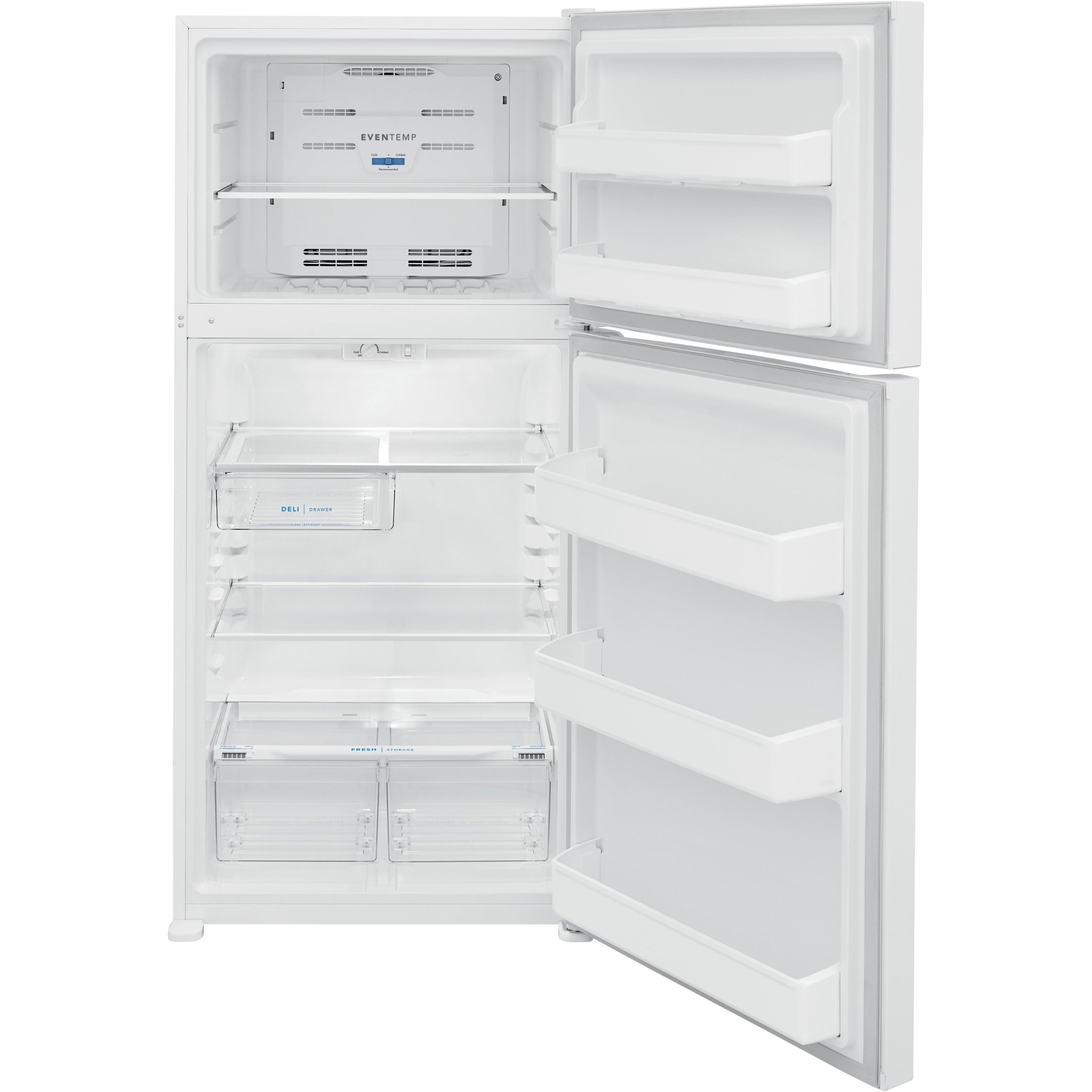  Frigidaire 30-inch, 18.3 cu. ft. Top Freezer Refrigerator FFHT1835VW IMAGE 2
