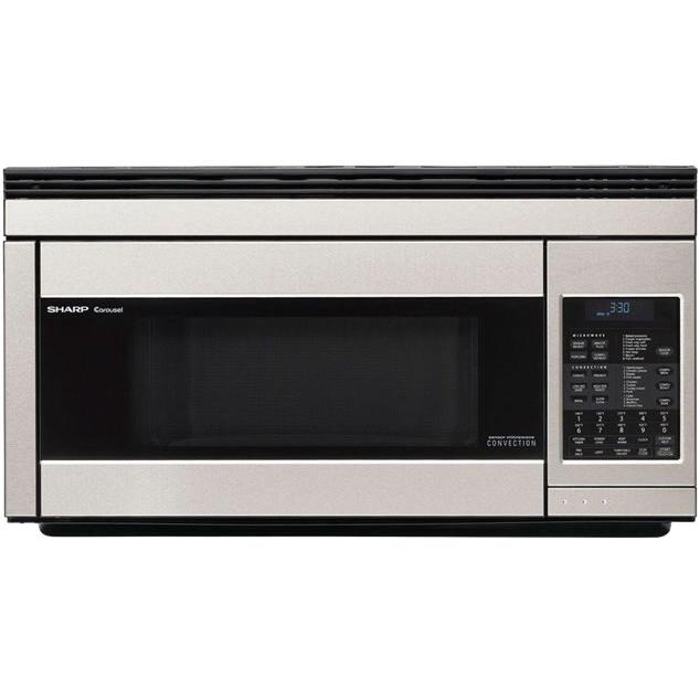  Sharp 30-inch, 1.1 cu. ft. Over-the-Range Microwave Oven with Convection R-1874-TY IMAGE 1