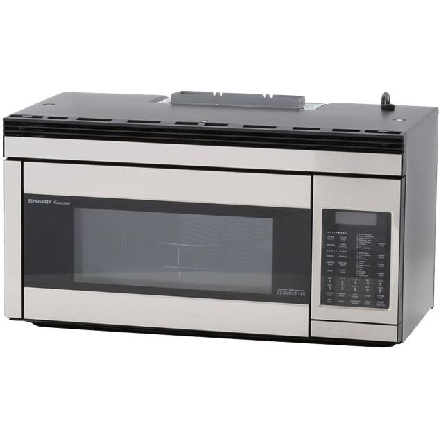  Sharp 30-inch, 1.1 cu. ft. Over-the-Range Microwave Oven with Convection R-1874-TY IMAGE 2