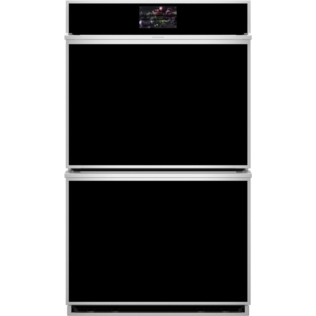  Monogram 30-inch, 10 cu.ft. Built-in Double Wall Oven with True European Convection ZTD90DSSNSS IMAGE 1
