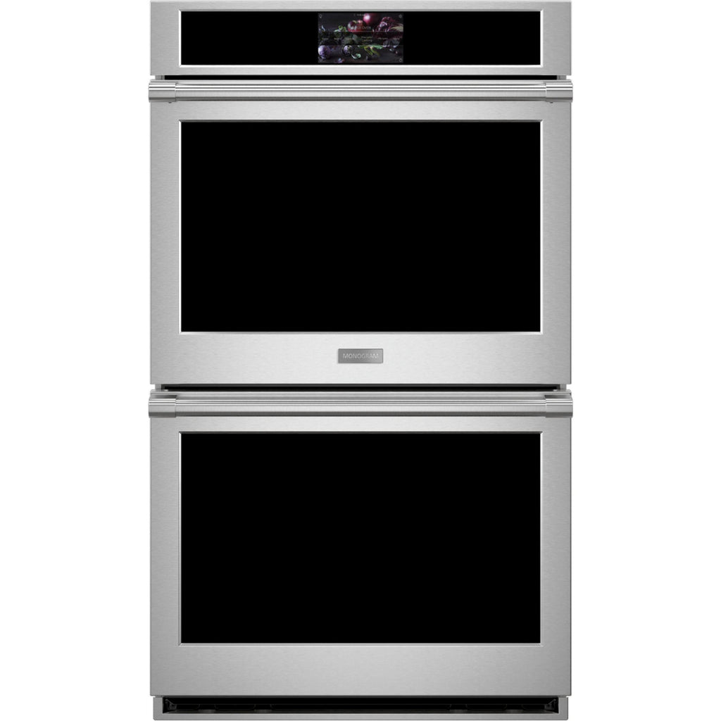  Monogram 30-inch, 10 cu.ft. Built-in Double Wall Oven with True European Convection ZTD90DPSNSS IMAGE 2