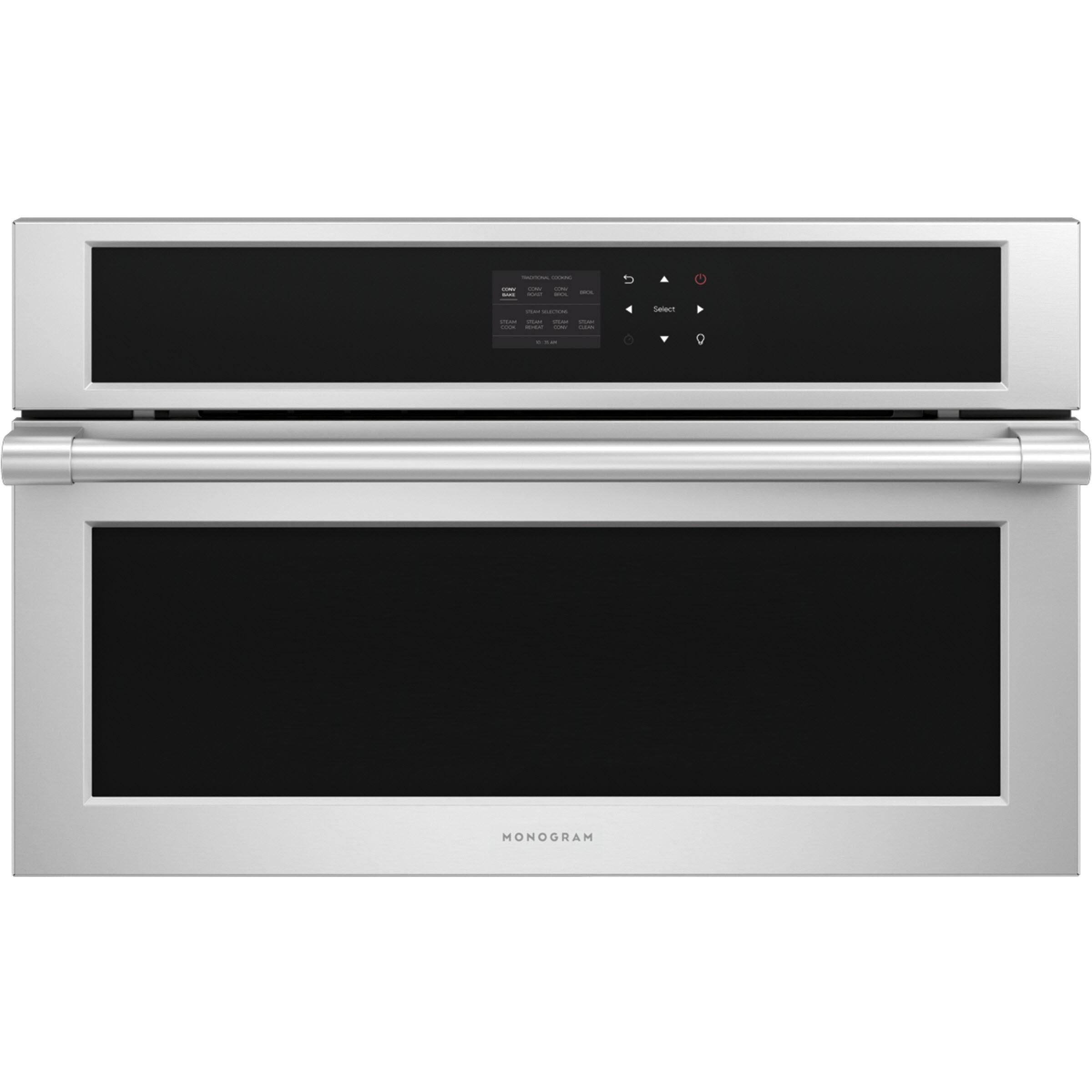  Monogram 30-inch, 1.3 cu.ft. Built-in Single Wall Oven with Steam Cooking ZMB9032SNSS IMAGE 1