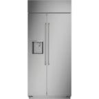  Monogram 36-inch, 20.4 cu.ft. Built-in Side-by-Side Refrigerator with External Water and Ice Dispenser ZISS360DNSS IMAGE 2