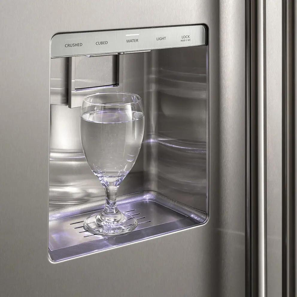  Monogram 48-inch, 28.8 cu.ft. Built-in Side-by-Side Refrigerator with External Water and Ice Dispenser ZISS480DNSS IMAGE 4