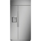  Monogram 42-inch, 24.6 cu.ft. Built-in Side-by-Side Refrigerator with External Water and Ice Dispenser ZISS420DNSS IMAGE 2