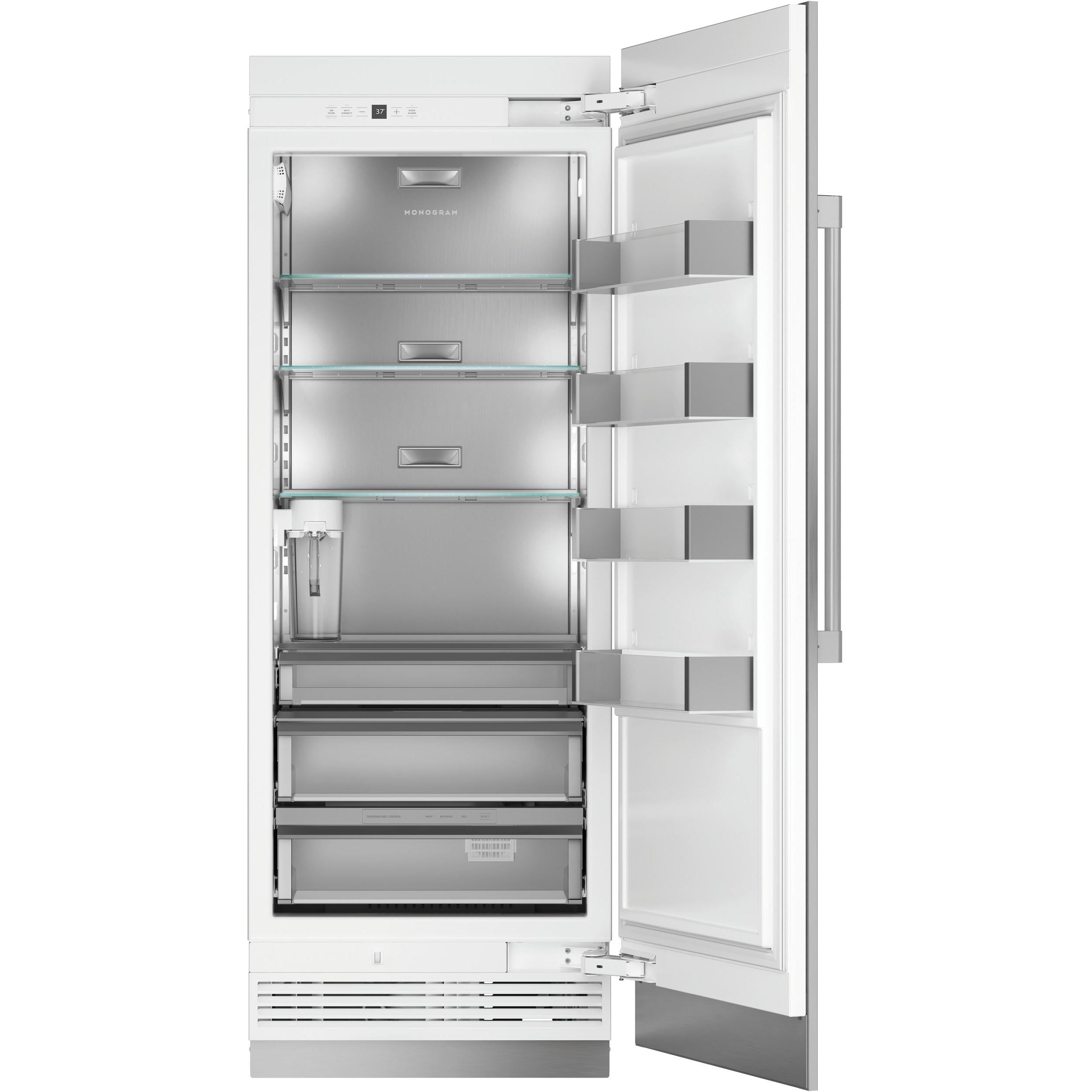  Monogram 30-inch, 17.3 cu.ft. Built-in All Refrigerator with Wi-Fi Connectivity ZIR301NPNII IMAGE 2