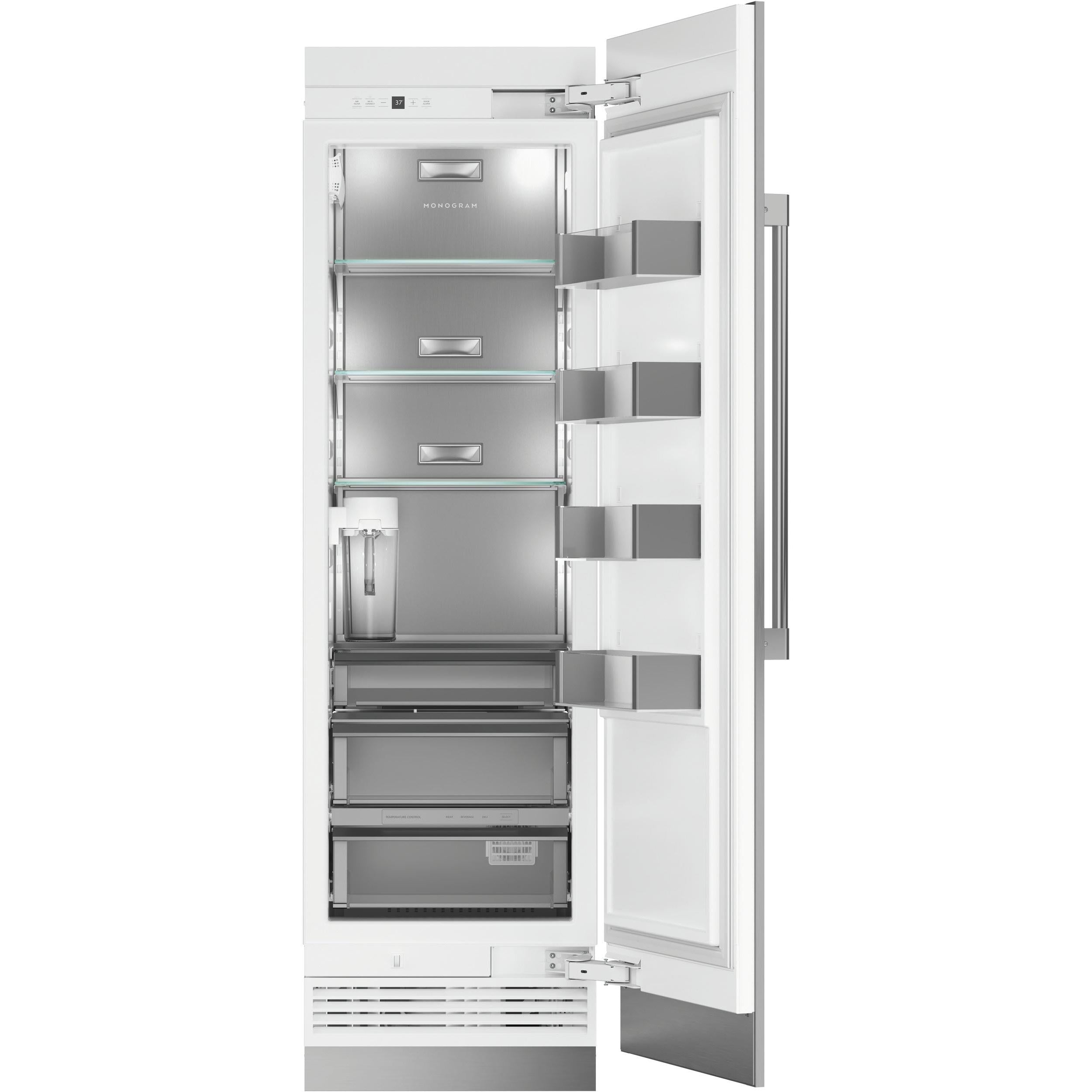  Monogram 24-inch, 13.1 cu.ft. Built-in All Refrigerator with Wi-Fi Connectivity ZIR241NPNII IMAGE 2