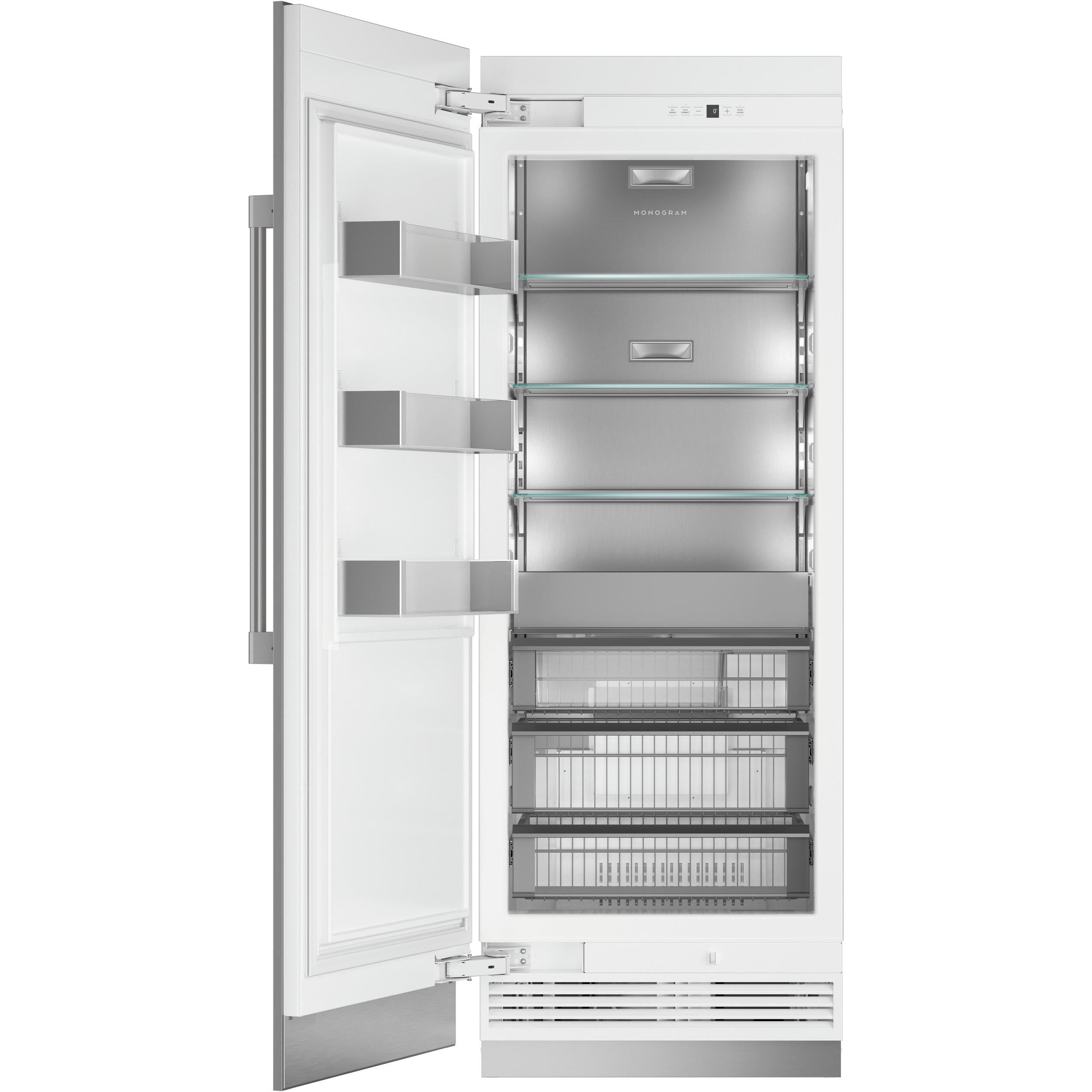  Monogram 17.3 cu.ft. Upright Freezer with Wi-Fi Connectivity ZIF301NPNII IMAGE 2