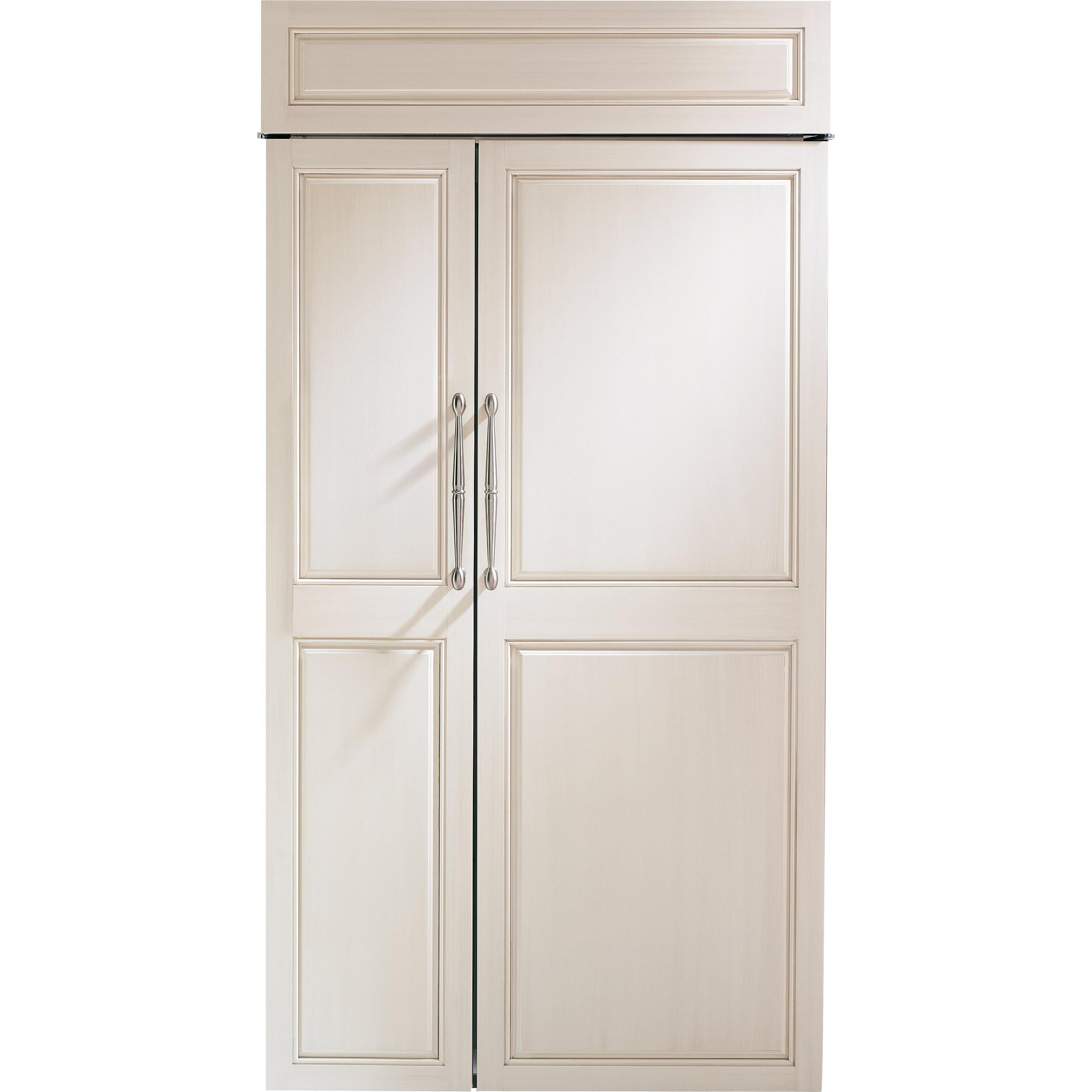  Monogram 42-inch, 25.2 cu.ft. Built-in Side-by-Side Refrigerator with Wi-Fi Connect ZIS420NNII IMAGE 1