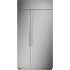  Monogram 42-inch, 25.2 cu.ft. Built-in Side-by-Side Refrigerator with Wi-Fi Connect ZISS420NNSS IMAGE 1