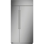  Monogram 42-inch, 25.2 cu.ft. Built-in Side-by-Side Refrigerator with Wi-Fi Connect ZISS420NNSS IMAGE 2