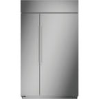  Monogram 48-inch, 29.6 cu.ft. Built-in Side-by-Side Refrigerator with Wi-Fi Connect ZISS480NNSS IMAGE 1