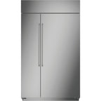  Monogram 48-inch, 29.6 cu.ft. Built-in Side-by-Side Refrigerator with Wi-Fi Connect ZISS480NNSS IMAGE 2