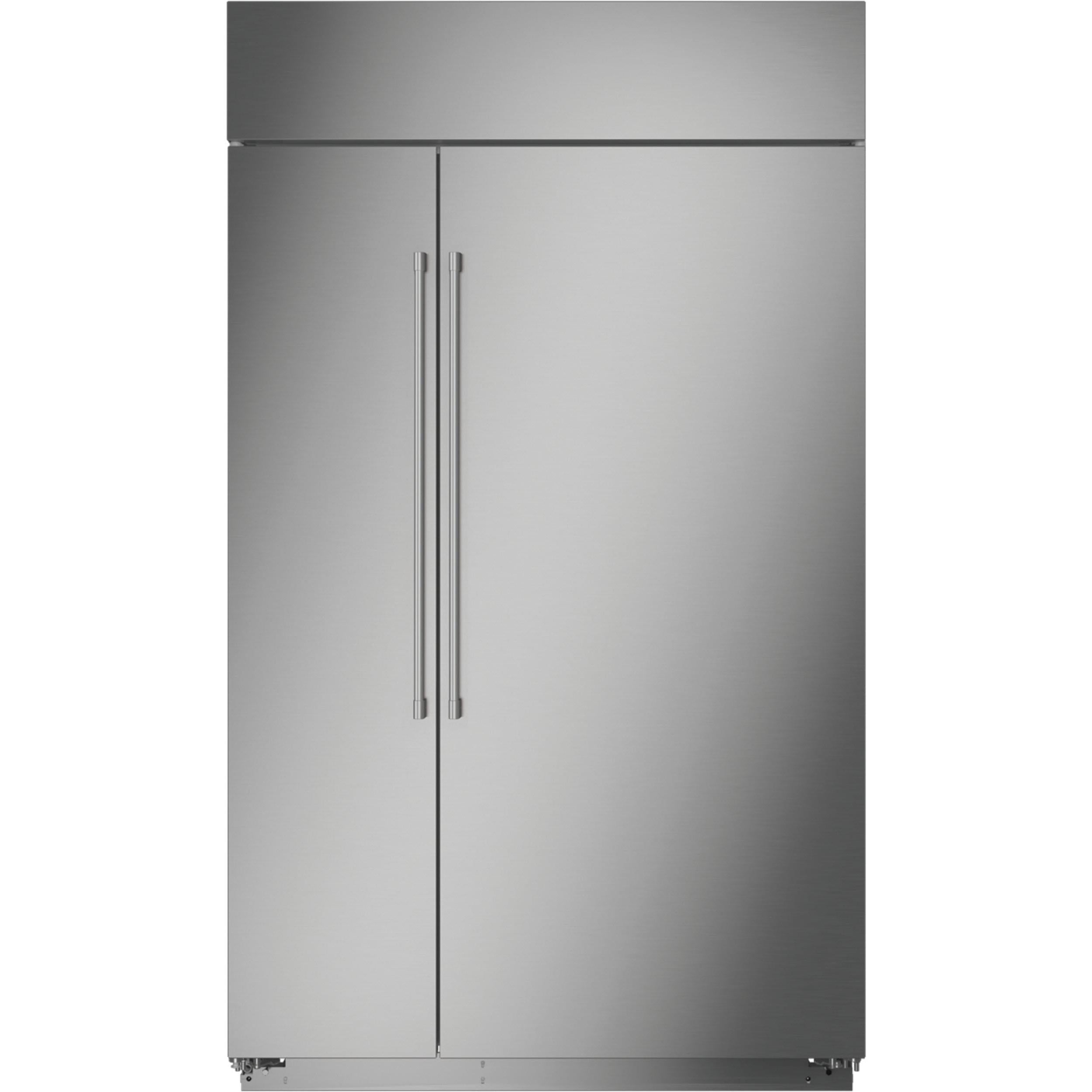  Monogram 48-inch, 29.6 cu.ft. Built-in Side-by-Side Refrigerator with Wi-Fi Connect ZISS480NNSS IMAGE 2