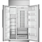  Monogram 48-inch, 29.6 cu.ft. Built-in Side-by-Side Refrigerator with Wi-Fi Connect ZISS480NNSS IMAGE 3