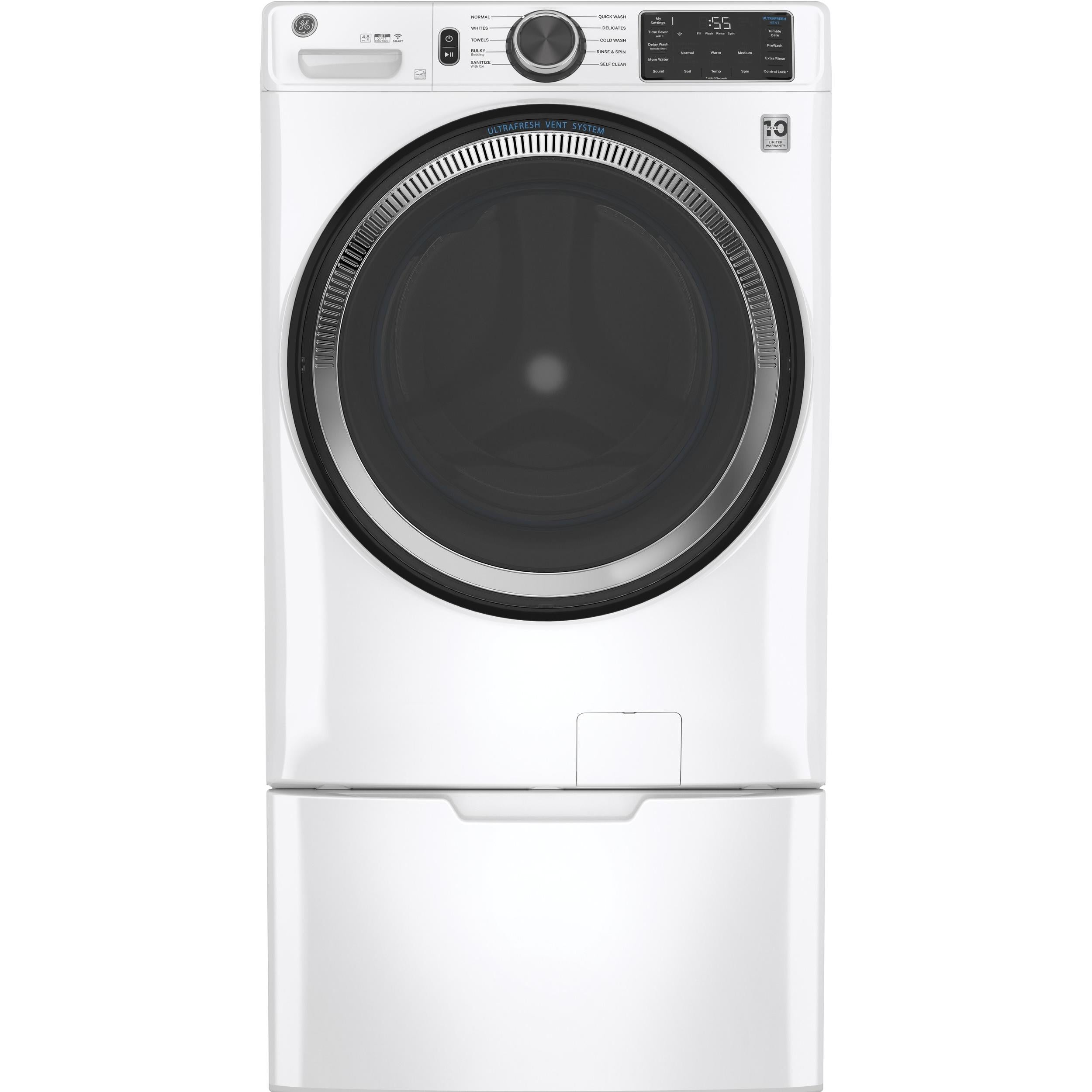  GE 28" Laundry Pedestal with Storage Drawer GFP1528SNWW IMAGE 3
