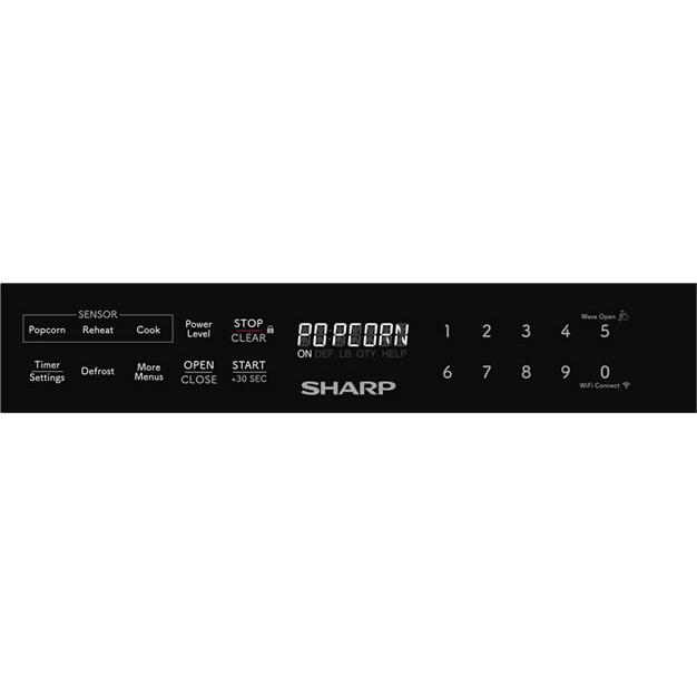  Sharp 24-inch, 1.2 cu.ft. Built-in Microwave Oven SMD2489ESC IMAGE 6