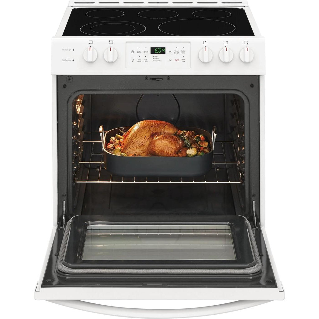  Frigidaire 30-inch Freestanding Electric Range with Ready-Select® Controls CFEH3054UW IMAGE 3
