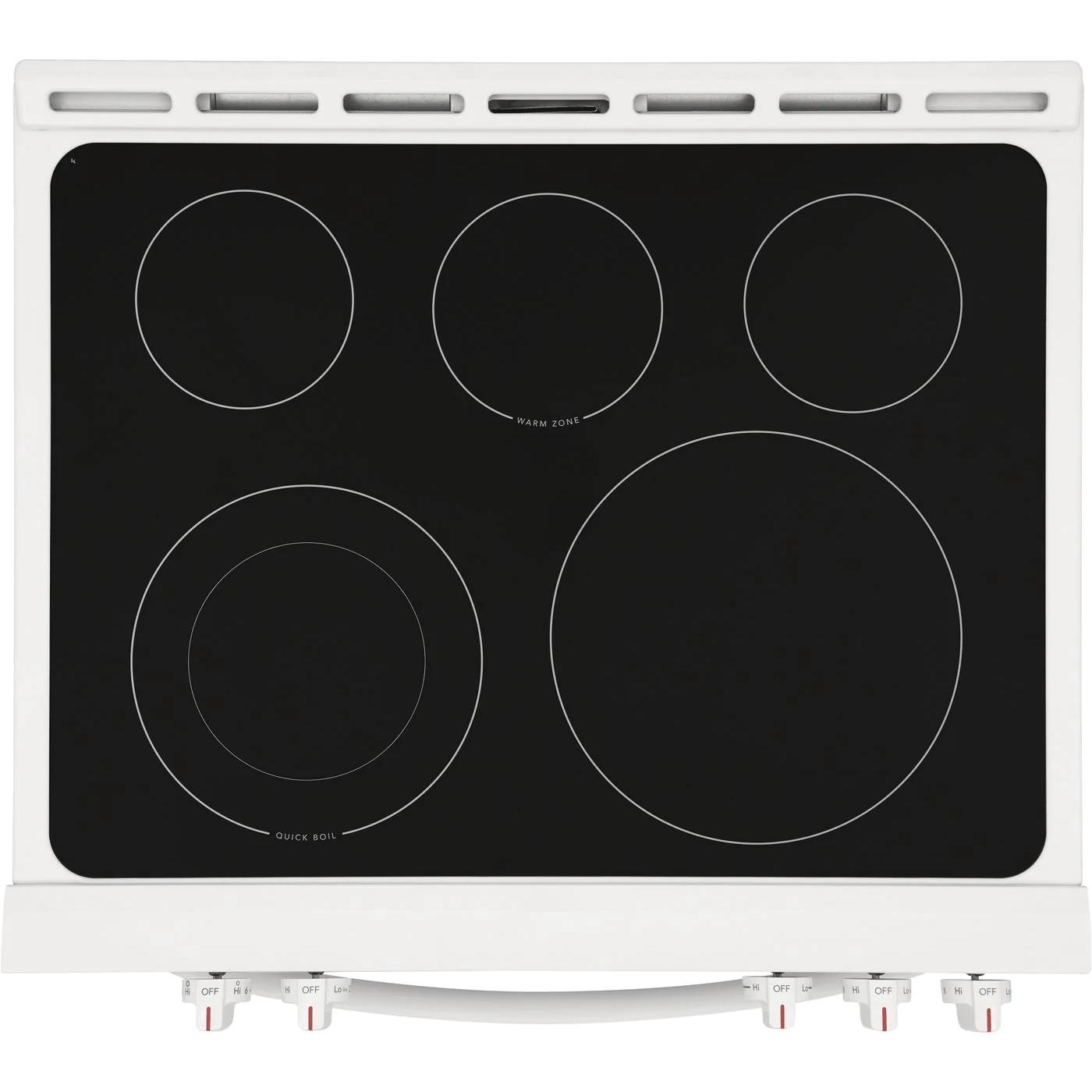  Frigidaire 30-inch Freestanding Electric Range with Ready-Select® Controls CFEH3054UW IMAGE 4