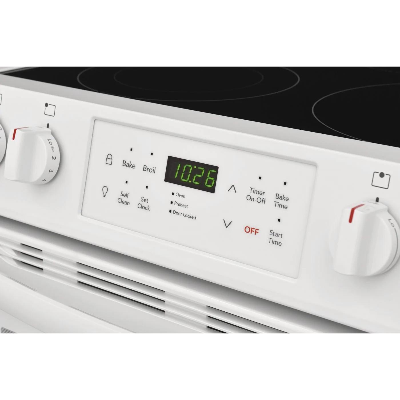  Frigidaire 30-inch Freestanding Electric Range with Ready-Select® Controls CFEH3054UW IMAGE 5