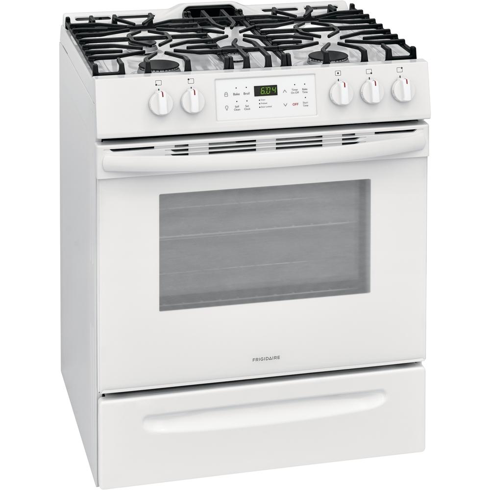  Frigidaire 30-inch Freestanding Gas Range with Ready-Select® Controls FFGH3054UW IMAGE 2